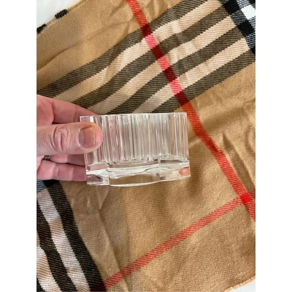 Clear acrylic makeup brush holder